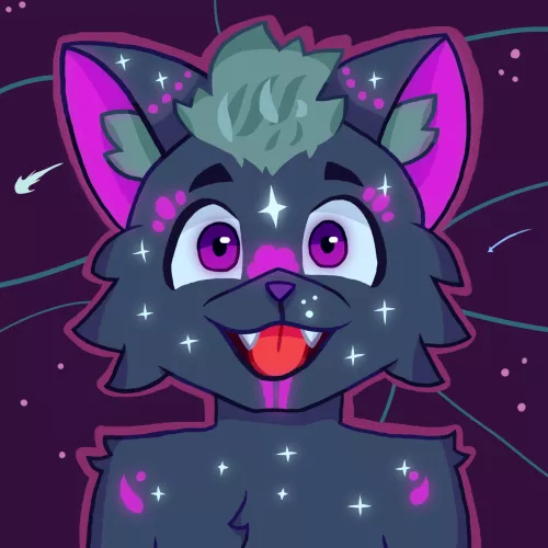 A COSMIC furry! (Art by me) by Drinusmer