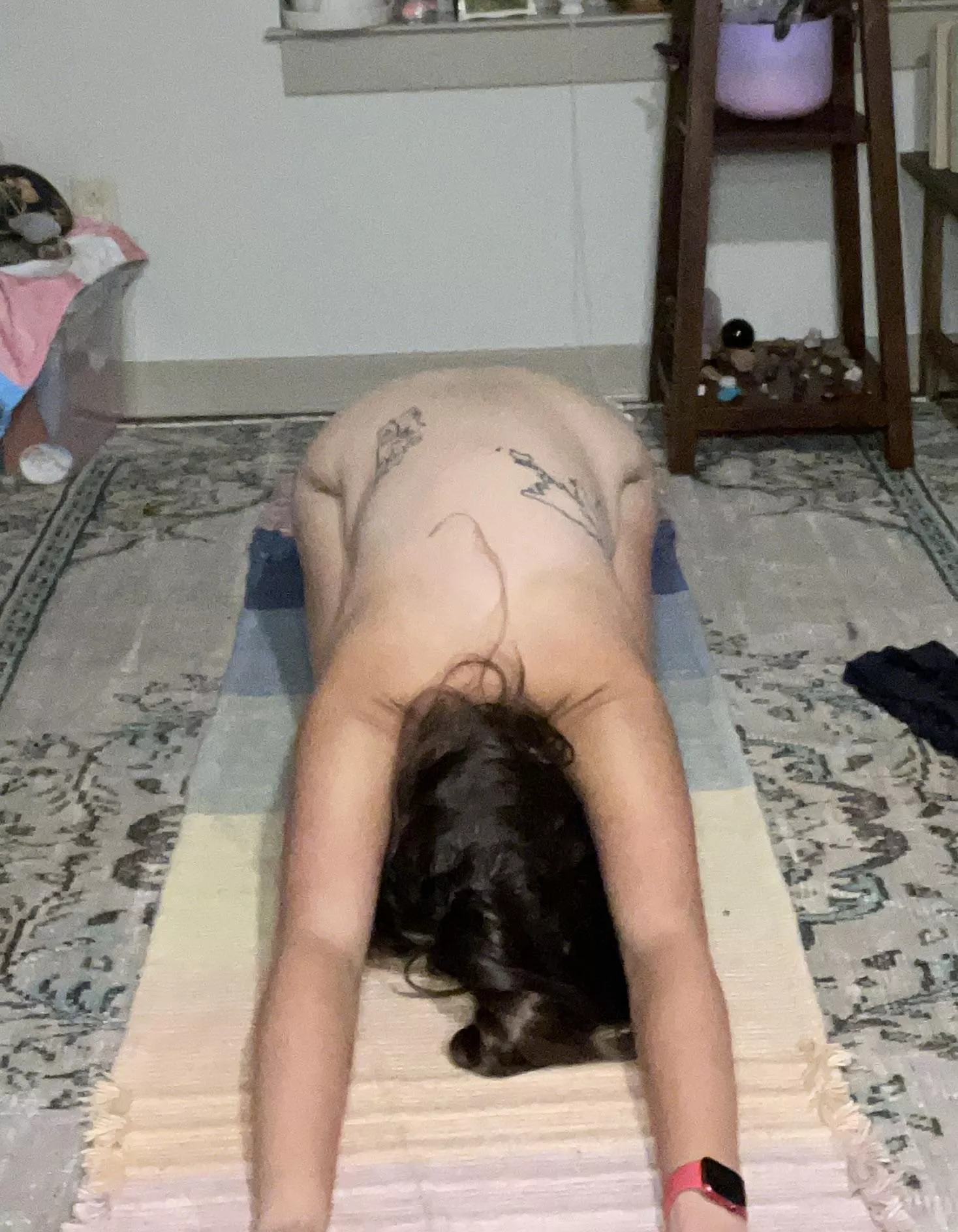 Balasana posted by QueerRedLavender