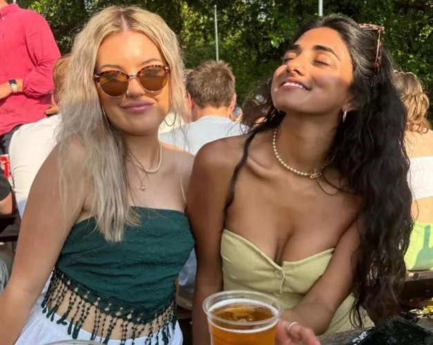 Blonde and black hair by wanker436