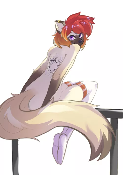 commission done for queso! (art by me!) by Axuriuink