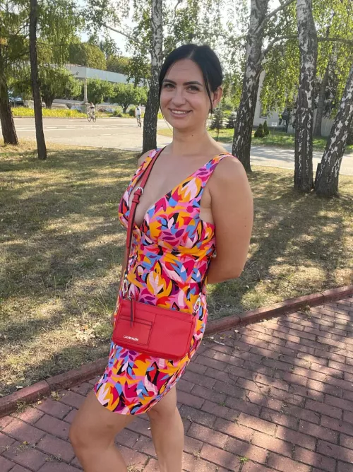 Decided to walk a new dress F33 by Fit_Flower9710