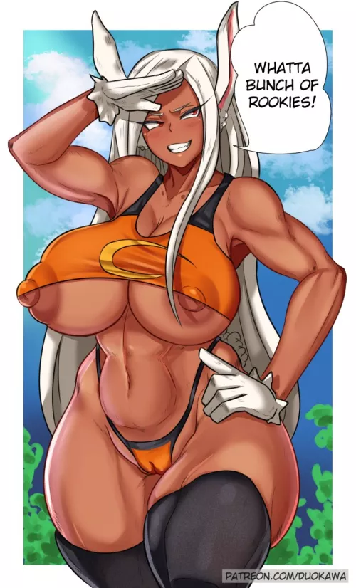 Her tits are too big for that sport bra (duokawa) by Bimbolover_