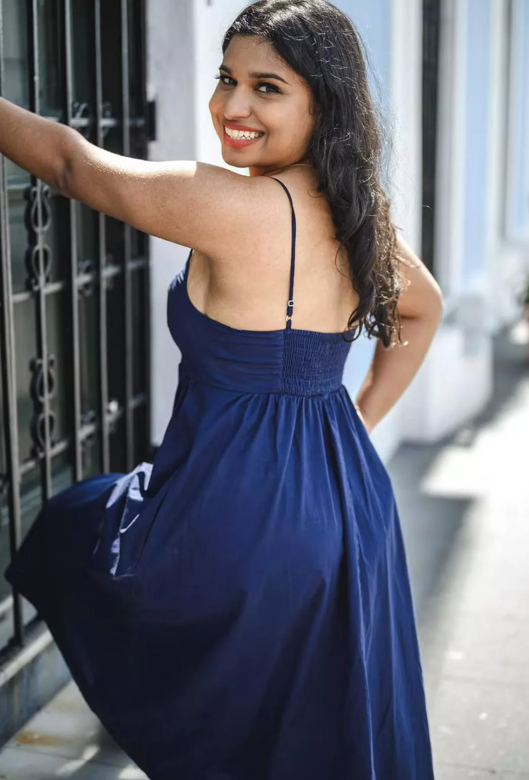 i love the color blue on me posted by indianbarbiee