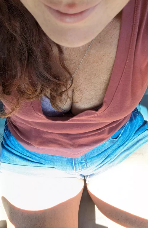 I think my neckline got stretched out... Oops😜 by 05a3c