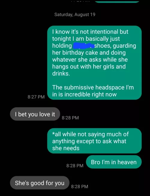I'm out celebrating Momma Kitties birthday with her friends tonight and I realized something that I had to tell my best friend/coven sister about by Djandyt