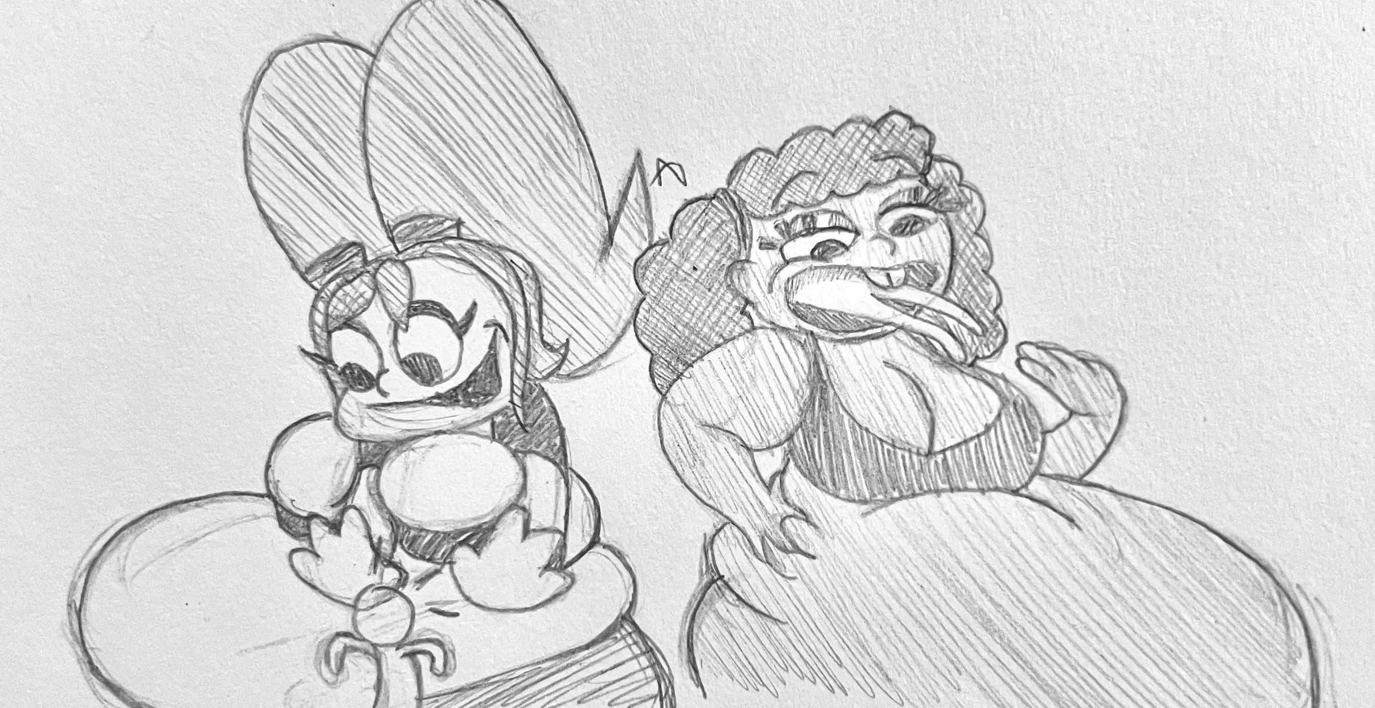 {Image} Sketch Commission drawn by me! posted by AntiqueDecapod