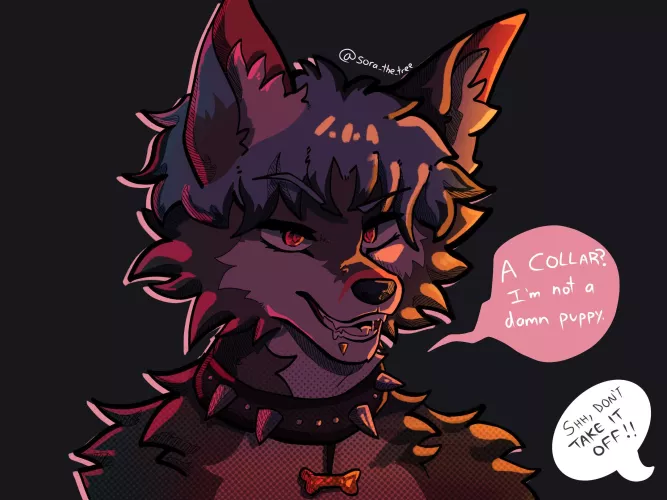 Look at him..(art by me, comms open!) by Sora-KunOwO