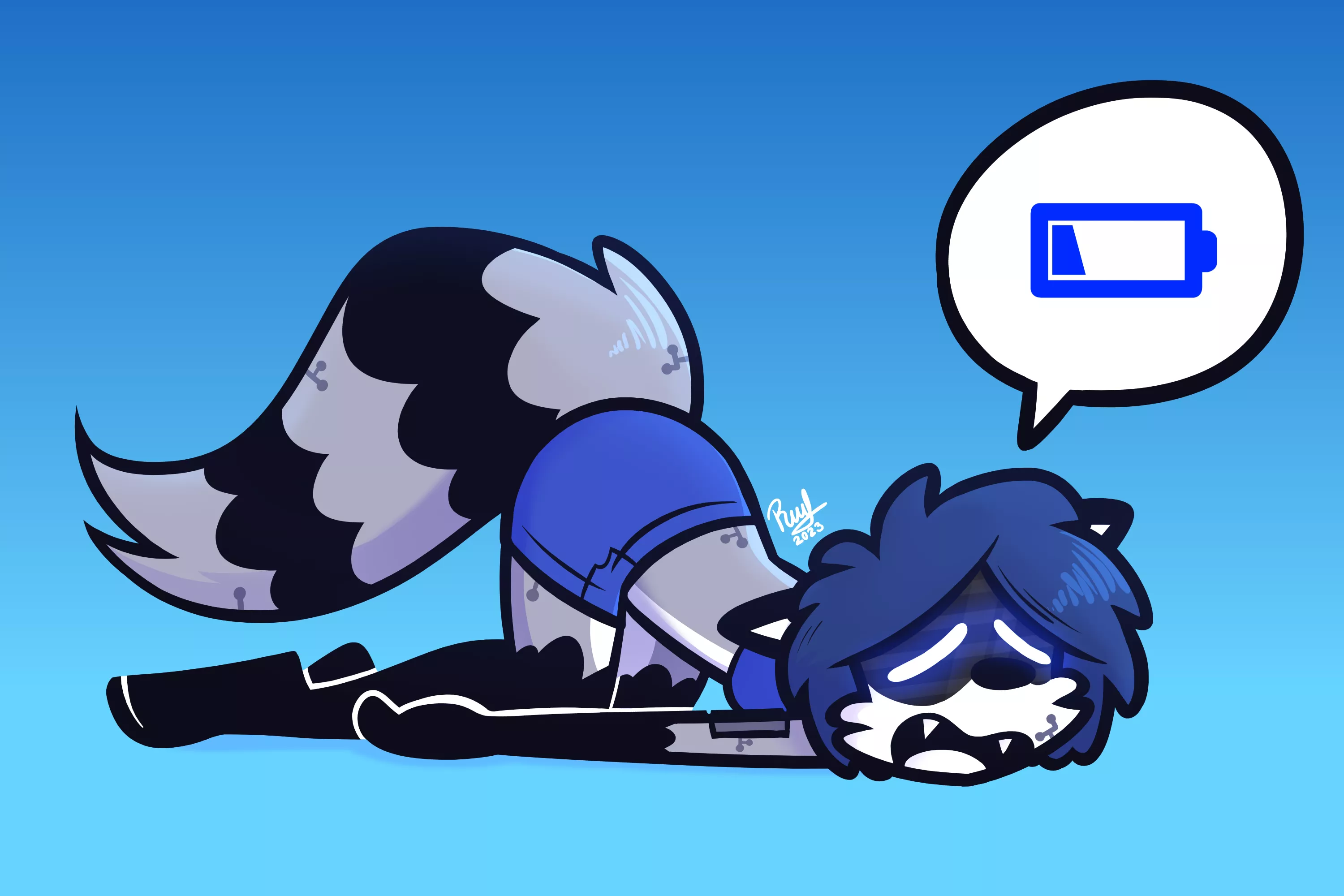 Low Battery (by me) posted by RafVicAlv