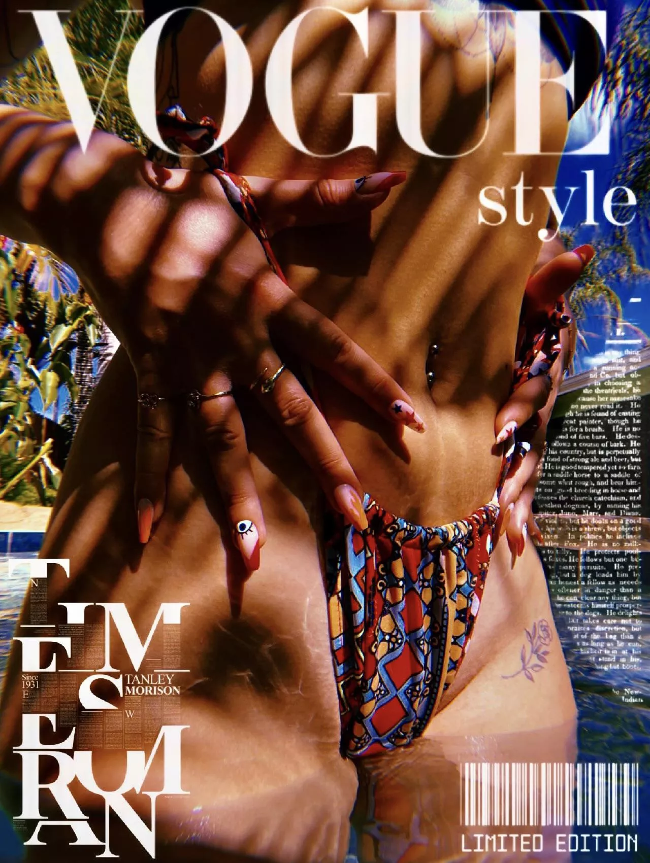 me on a vogue cover, taken & edited by me ❤️‍🔥 one of my top favorites posted by hoehonestlyme