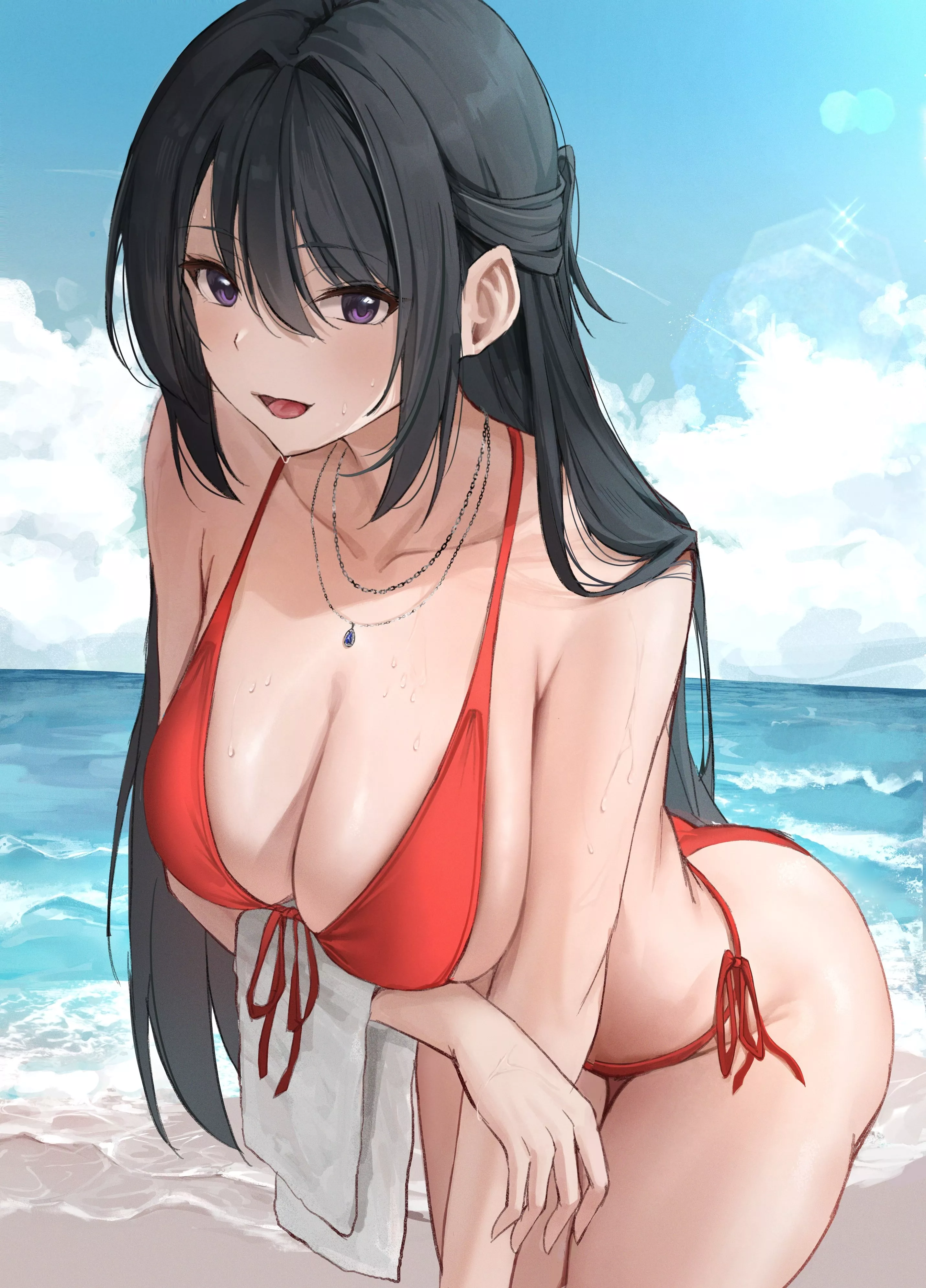 Red Swimsuit posted by CheetahSperm18