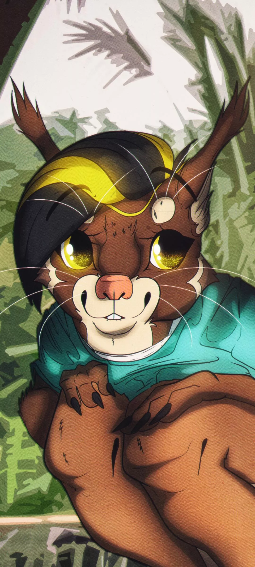 Squirrel (Art by me: 0l-Fox-l0) posted by 0l-Fox-l0