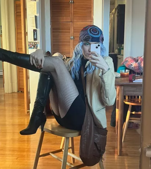 Taken before a bad date night, what a waste of stockings by whore_no_more