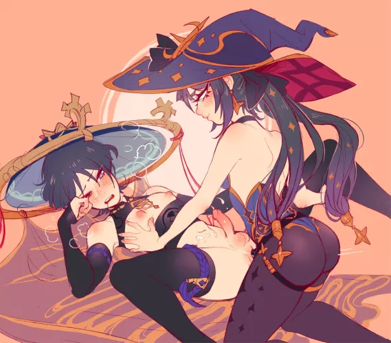 Taking Mona's strap by SoManyCookies