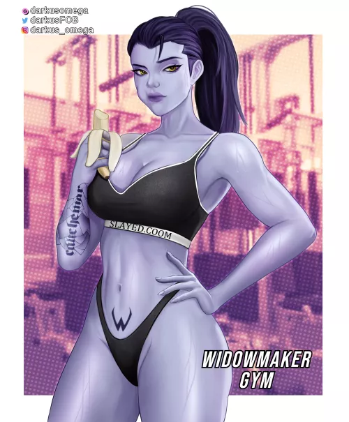 WIDOWMAKER IN THE GYM ( ig: darkus_omega ) by darkusomegaa