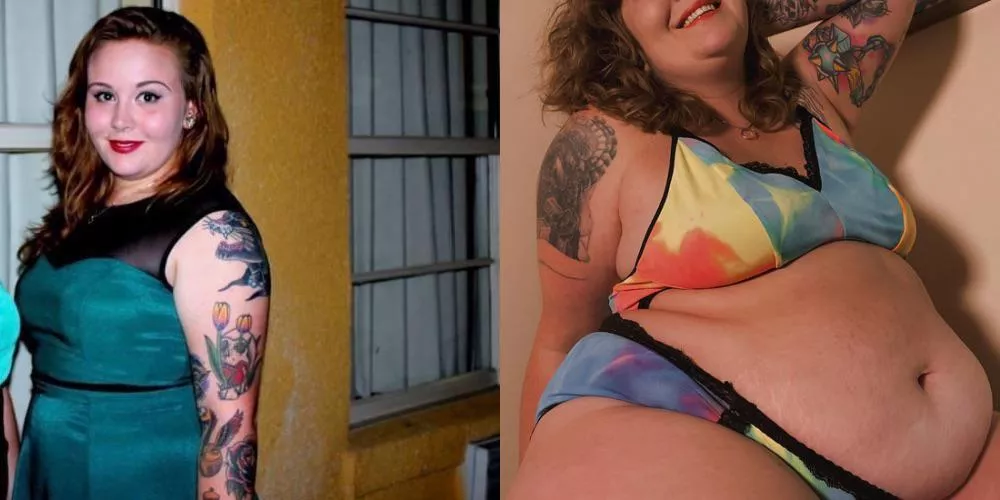 A handful years and boxes of donuts have made quite the impact on my body posted by goldie_gains