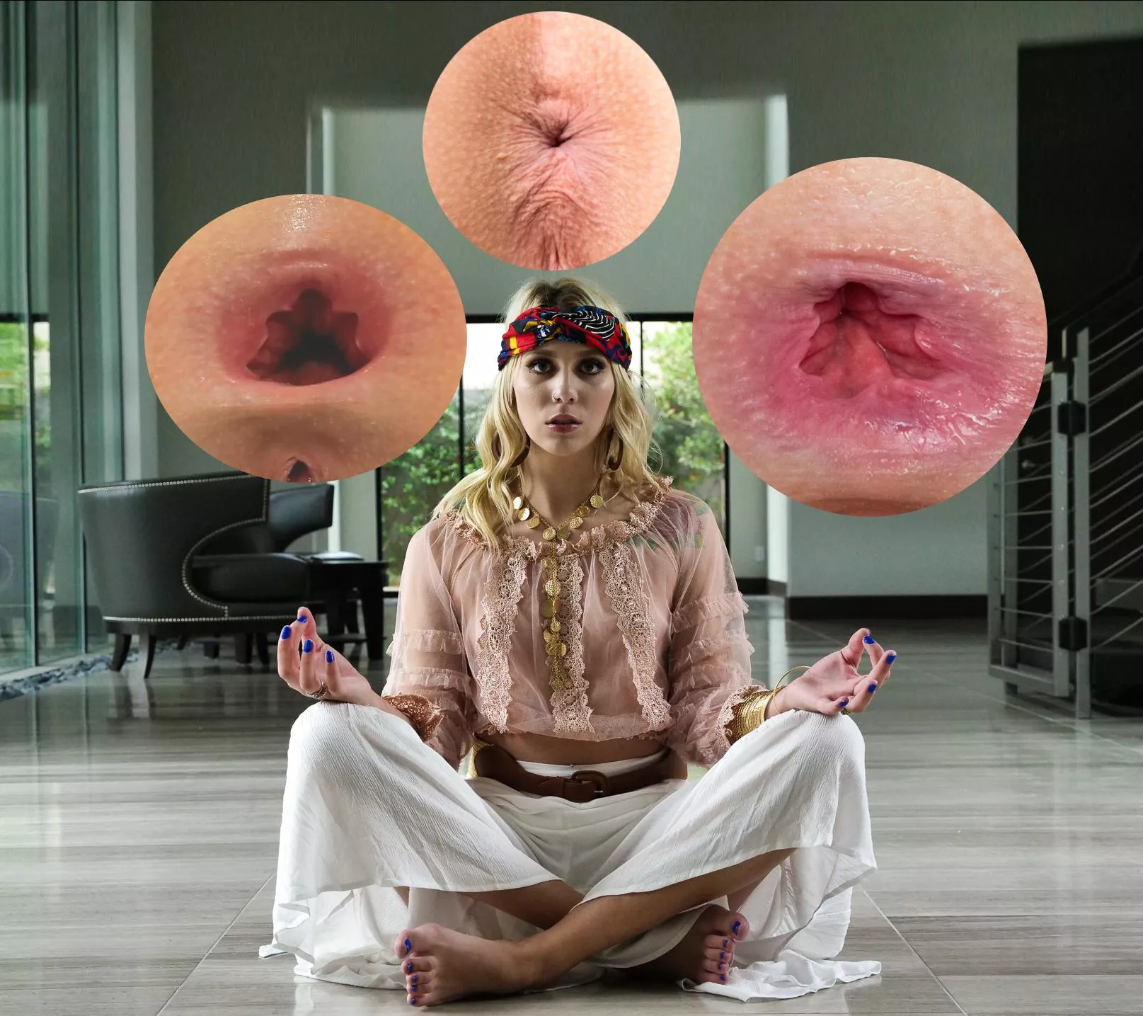 Anal Trinity - Chanel Grey posted by Destined2SuckAsshole