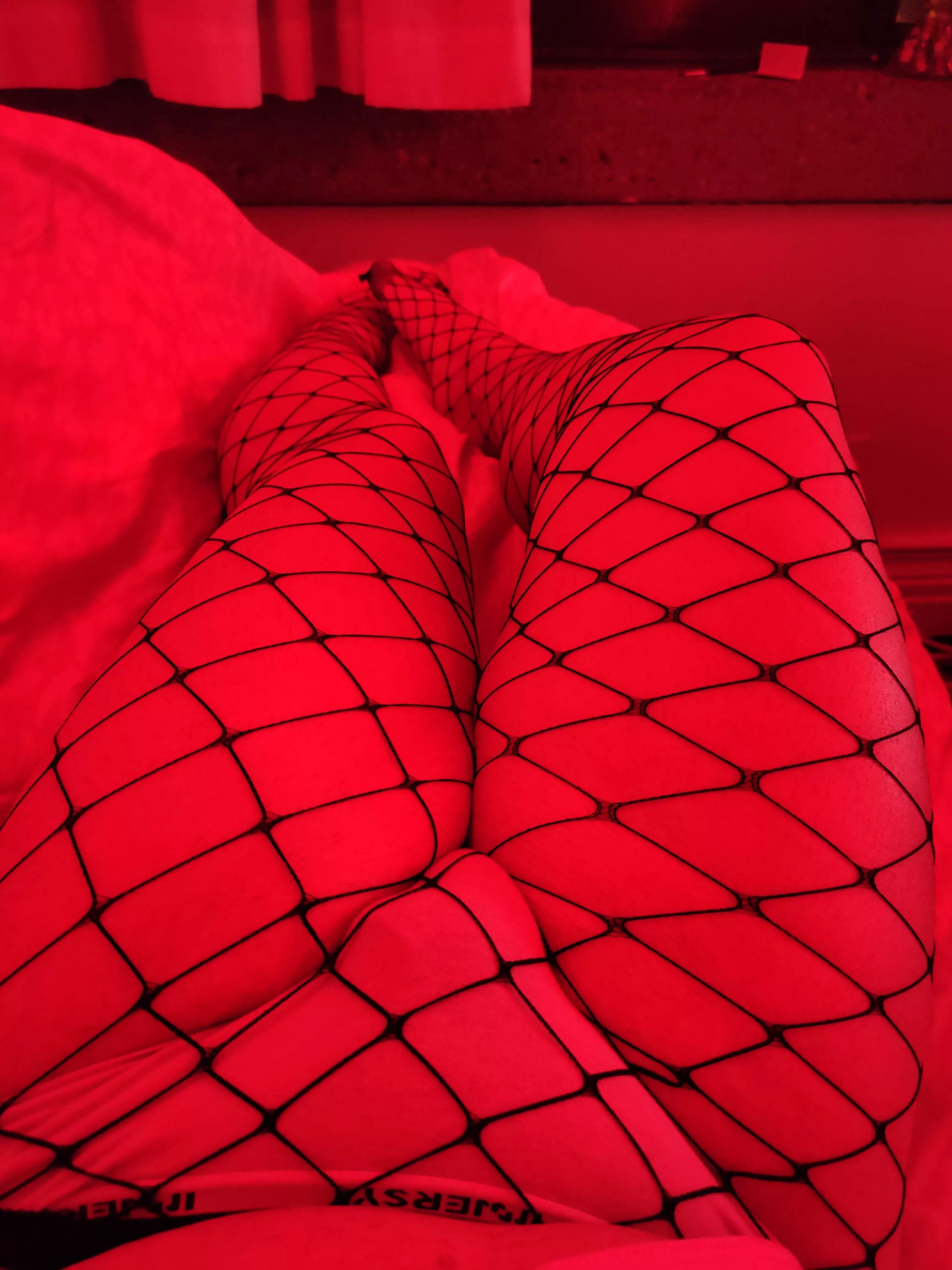 Feeling frisky in fishnets posted by LadyMaeve314
