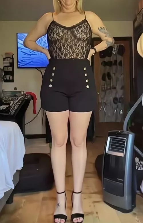 How is this outfit/ heels combo? by politenonpolitical