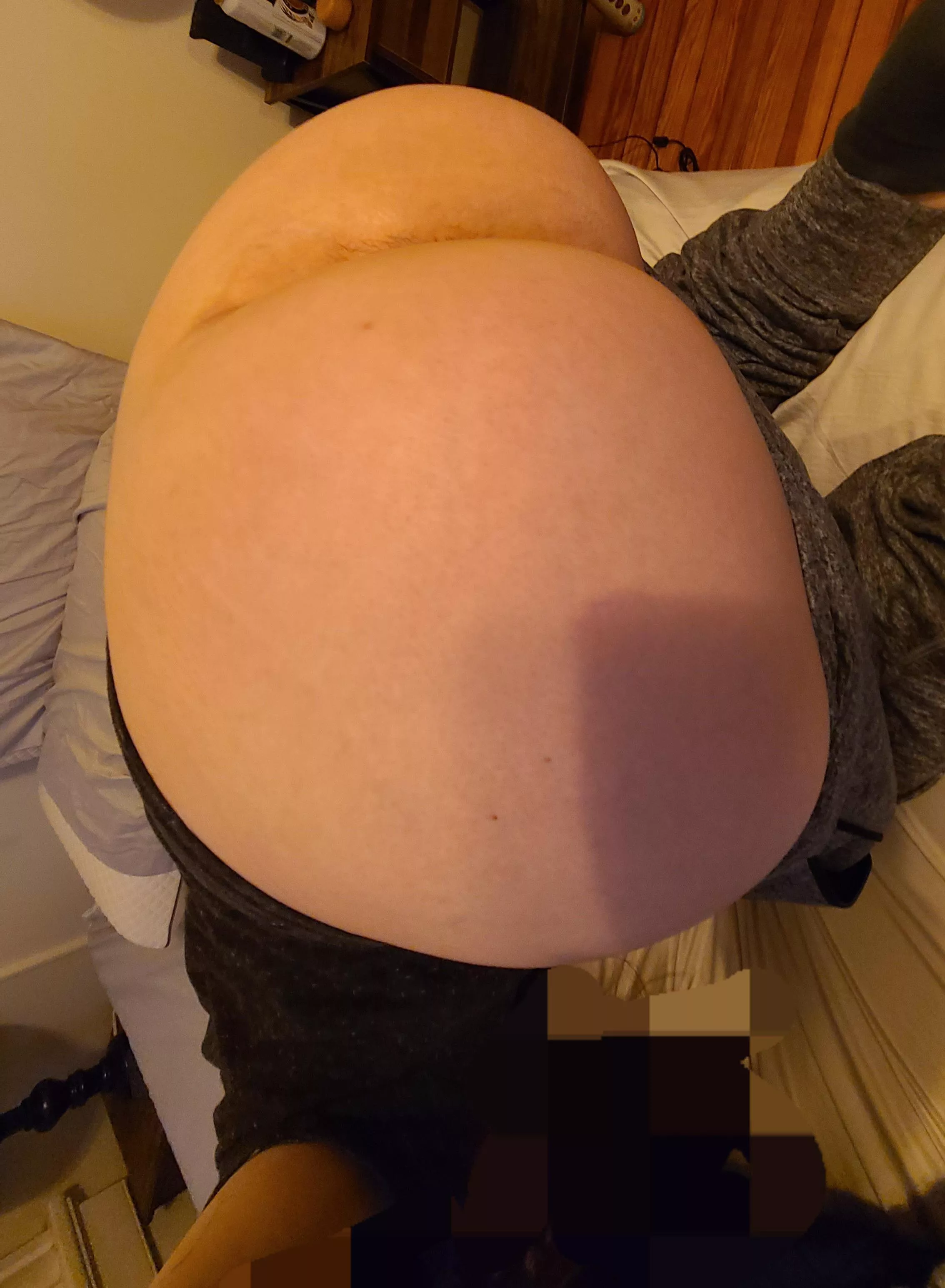 I pulled my joggers down😜🙈 posted by hugeass_femboy