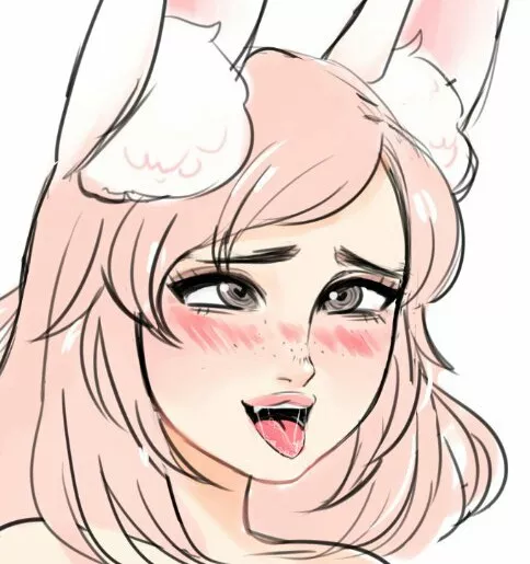 LF Color Source: 1girl, ahegao, blush, open mouth, heart-shaped pupils, blonde hair, blue eyes, animal ears, fang, freckles, animal ear fluff, long hair, drool, tongue out, close up posted by DeezFinder