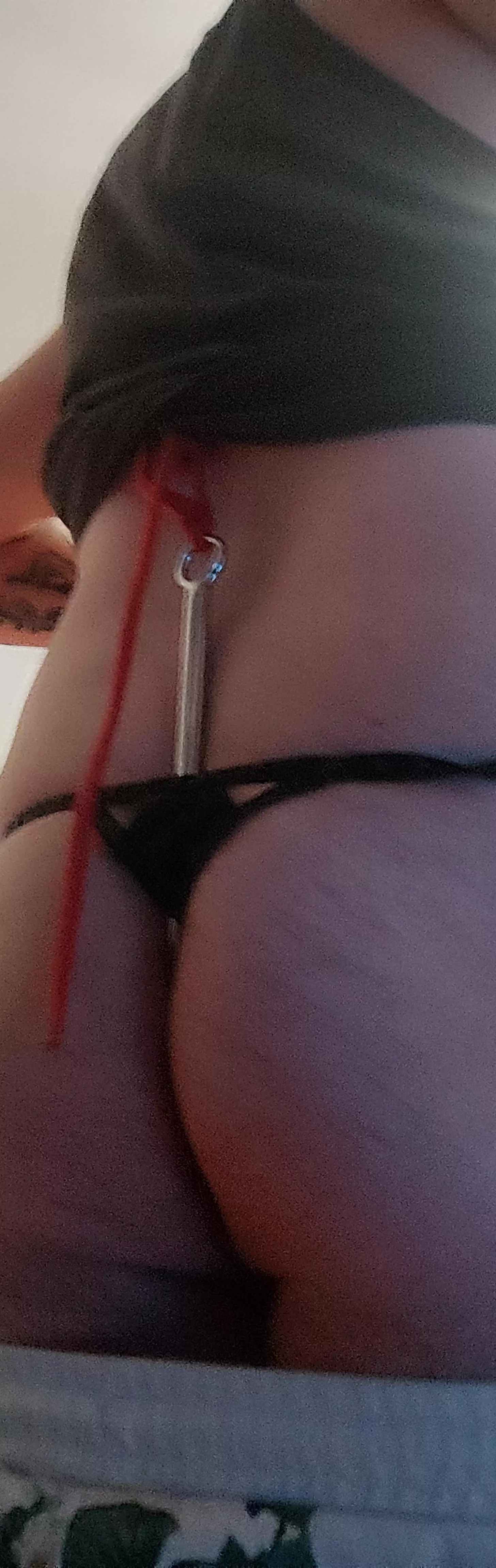 Love my anal hook in my ass with sexy thongs on posted by ruinedbf