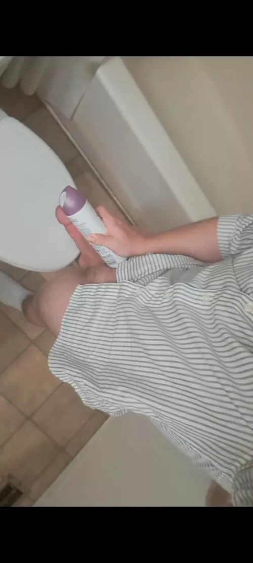 My cock next to a can of glade by EducationUpbeat2529