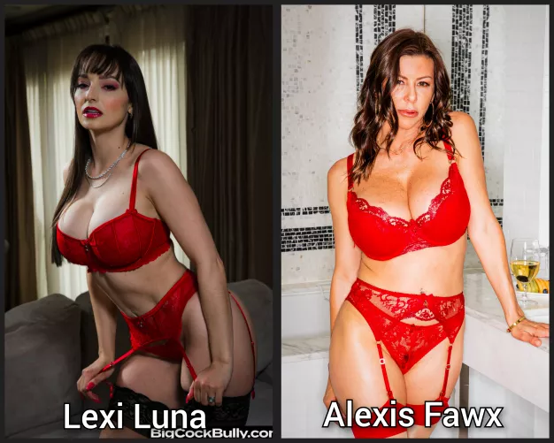 pick one - Lingerie milf battle - [Lexi Luna] [Alexis Fawx] by abo_oba73