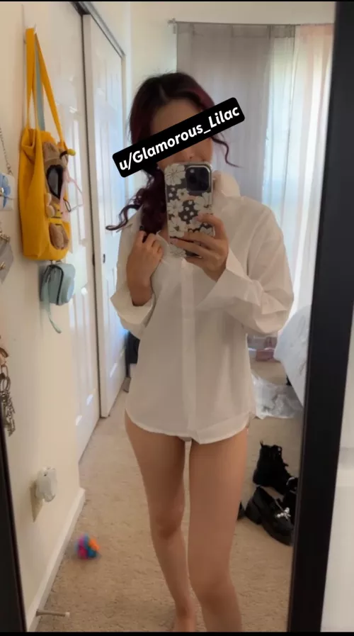 Sorry I wore your shirt since you rip my shirt off. by Glamorous_Lilac