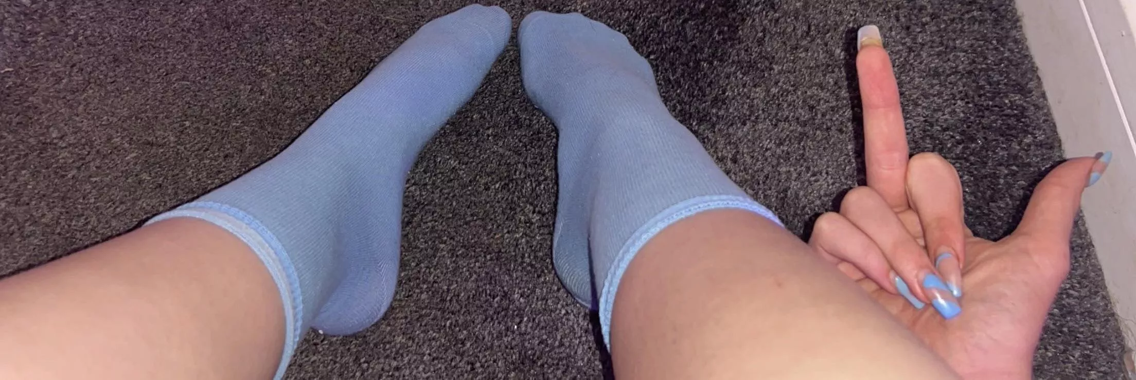 Upclose of my dirty socks x 19 [F] oc posted by BlueBlossomx