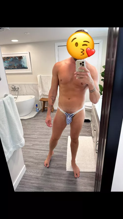 Who else likes a see through pouch? by caged_top