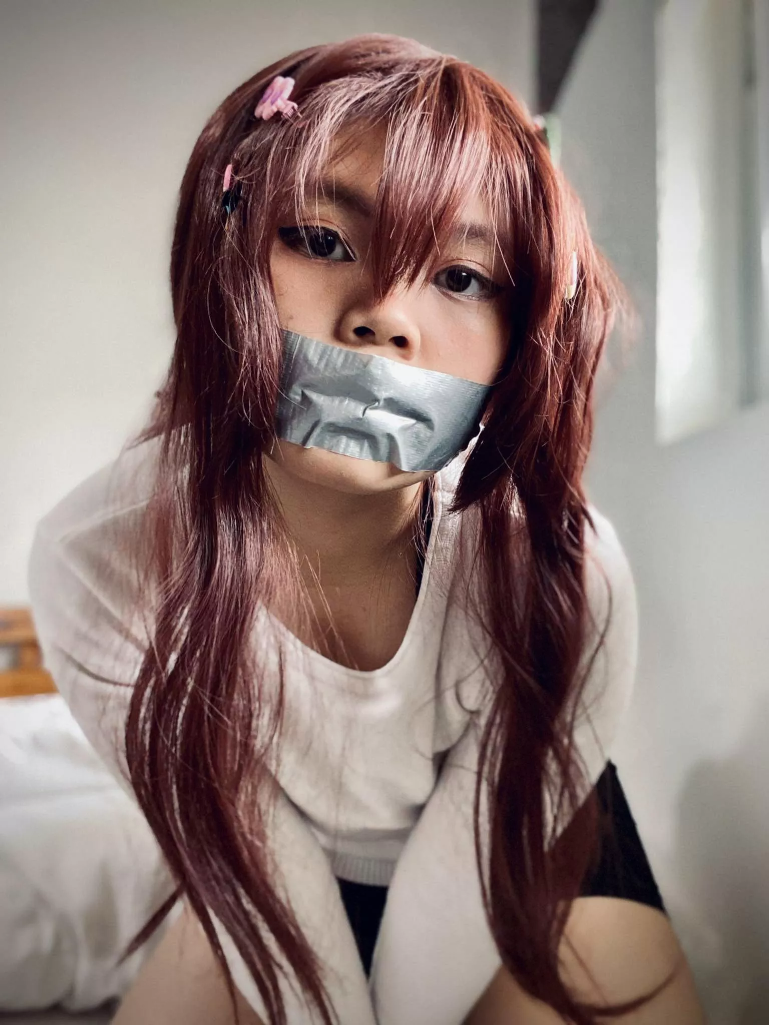 Would you believe I just woke up like this? posted by Bondage_enthusiast