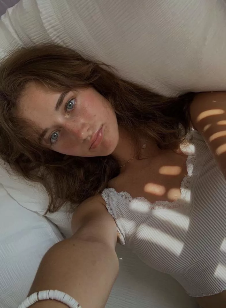 Blue eye selfie posted by Weakness-Valuable