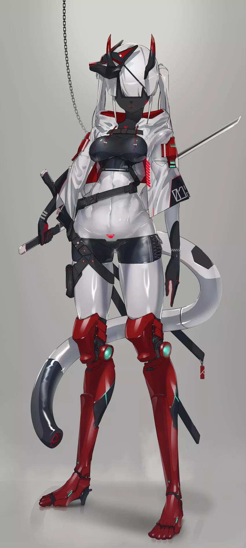 Cyborg assassin, ready to kill or please at a moments notice... posted by Vragner