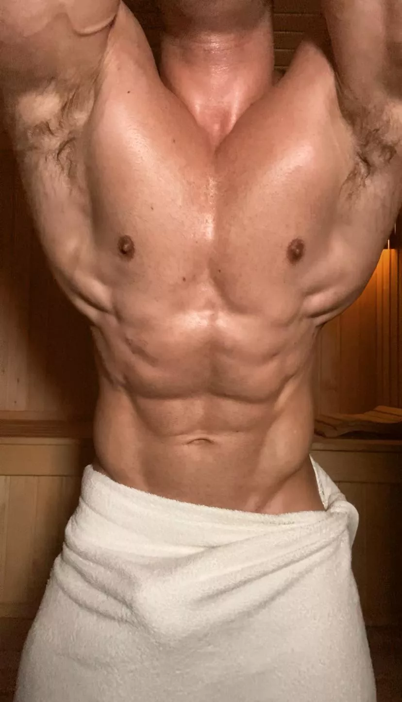 Do you think it’s really hot in that sauna? posted by dorian_mcdon