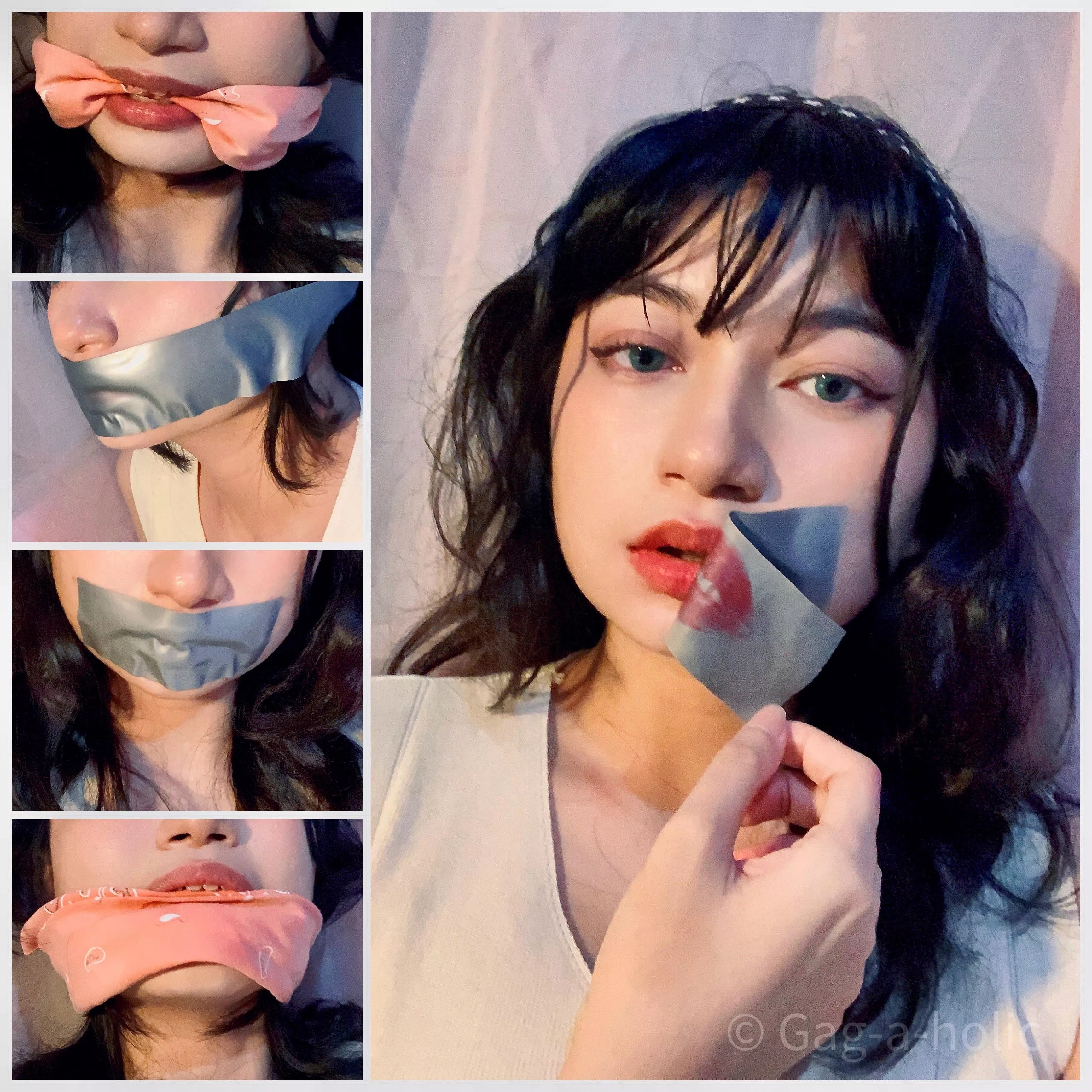 Ember's Unforgettable Gag Debut: Get Her Exclusive Photoset for Only $1! posted by Bondage_enthusiast