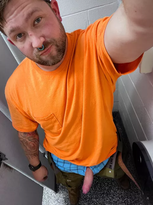 Hanging out at work by UncutKansasMan