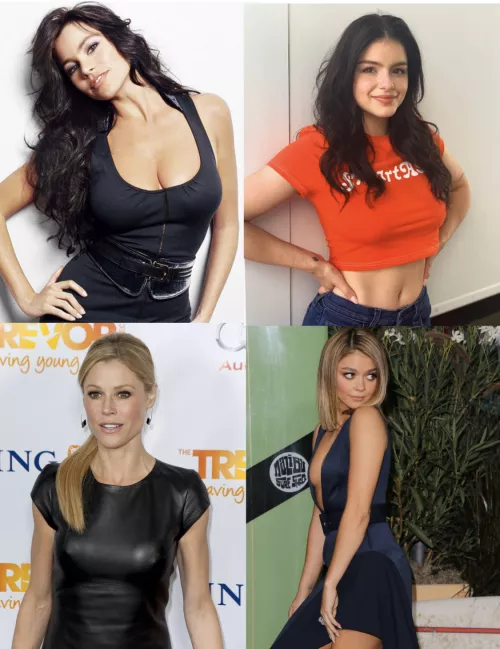 Hey bud, lets stroke to some sitcom babes together - Sofia Vergara - Ariel Winter - Julie Bowen - Sarah Hyland by PimpingCelebs