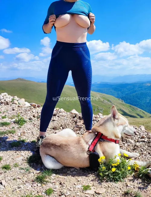 huskies, titties and mountains. What more could you need? by SensualFrenchie
