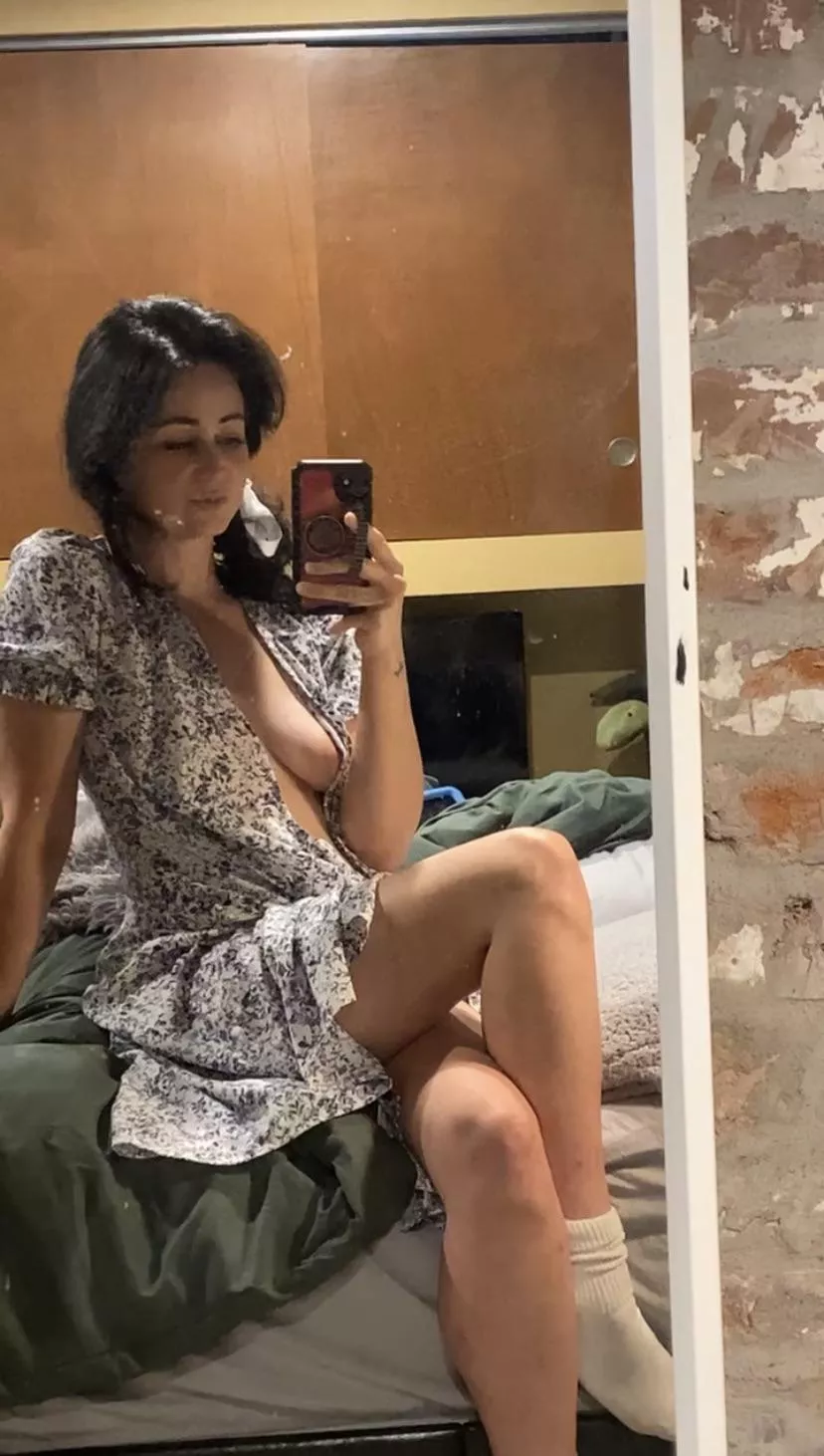 Oh no, my sundress came undone… posted by andthislady