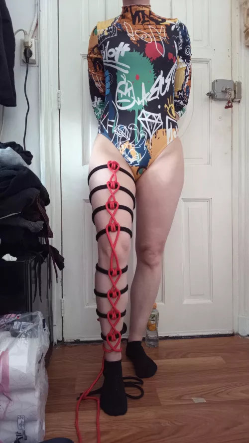 Pretty little self tied heart ladder. by MrsVendetta91