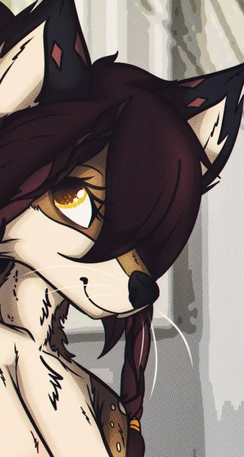 Ready for a close-up! (Art by me: 0l-Fox-l0) by 0l-Fox-l0