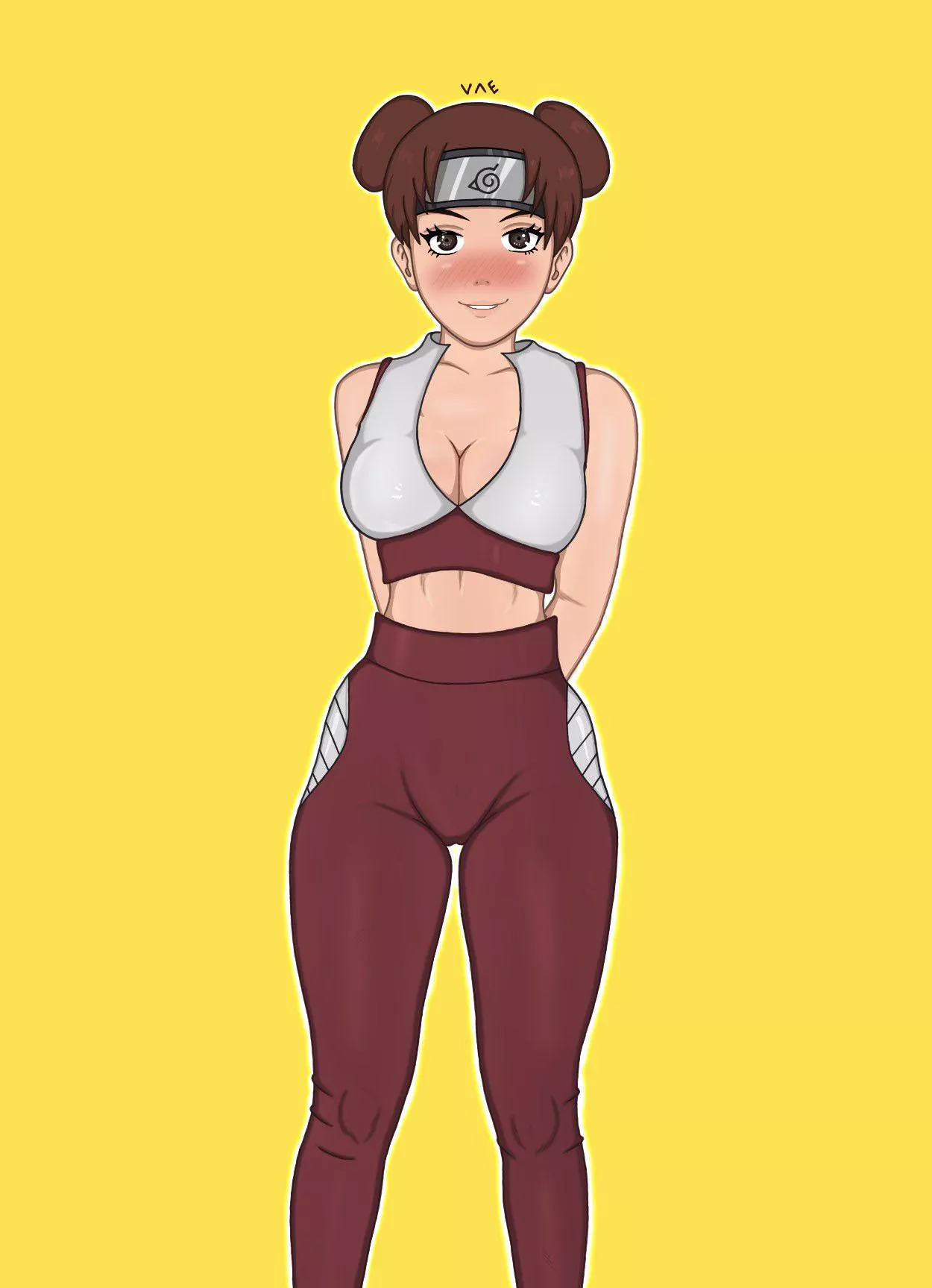 Tenten wearing leggings posted by CMIV007