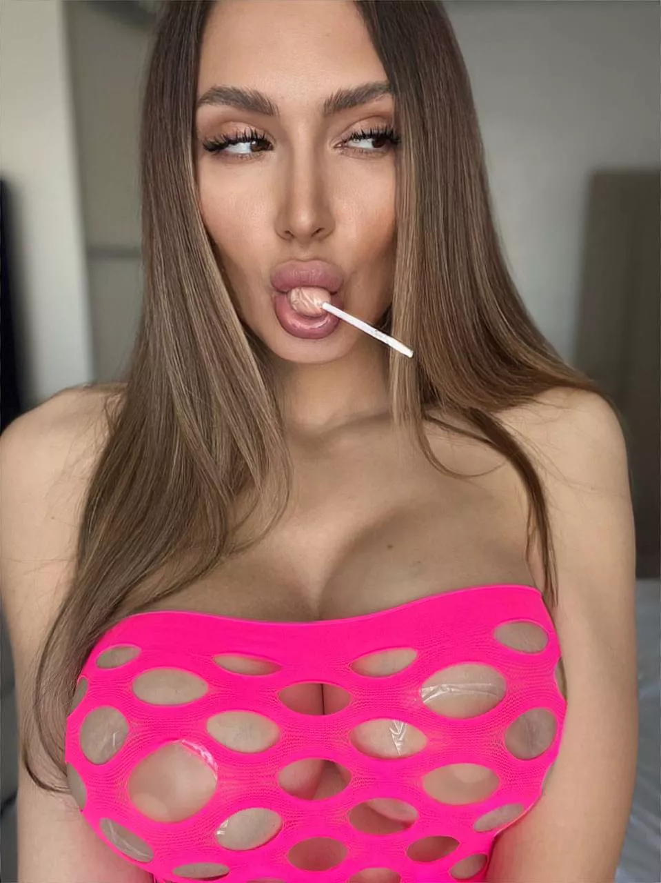 this mesh is so big, I'm afraid my boobs are gonna show posted by ChampionshipNovel250