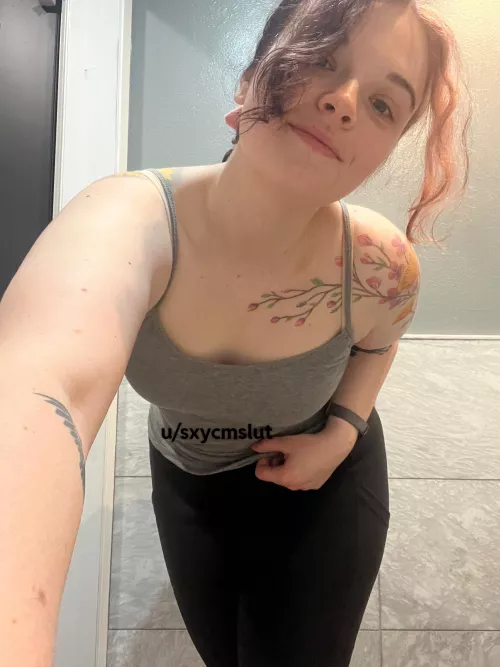 Tight top today by sxycmslut