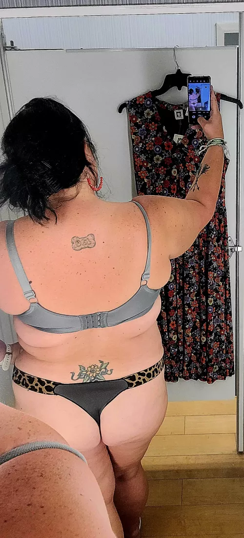 Trying on a new dress by thered_paprika