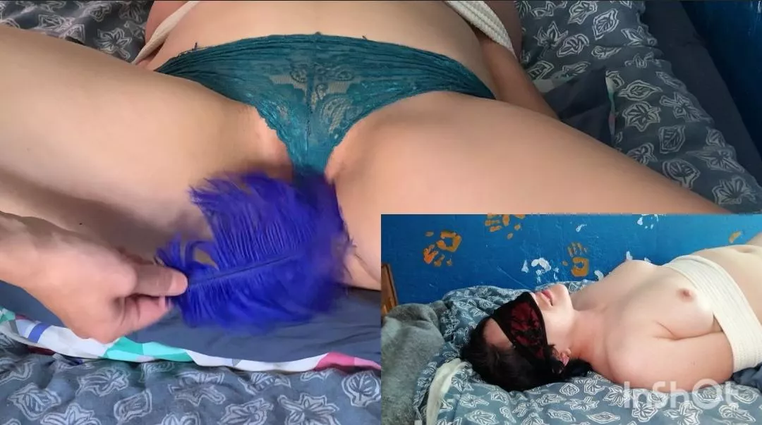 Upcoming tied-up pussy-tickling video posted by PotatoRadioactive