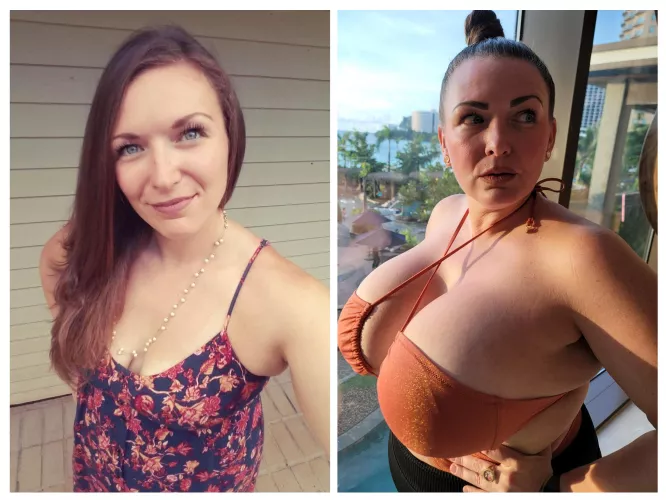 2013 vs 2023. 30 days until I go bigger! by avalonxoxo_2k