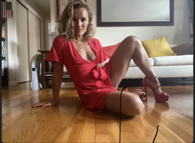 A wrap around dress is the ultimate braless attire… (f47) by Tantricawakenings