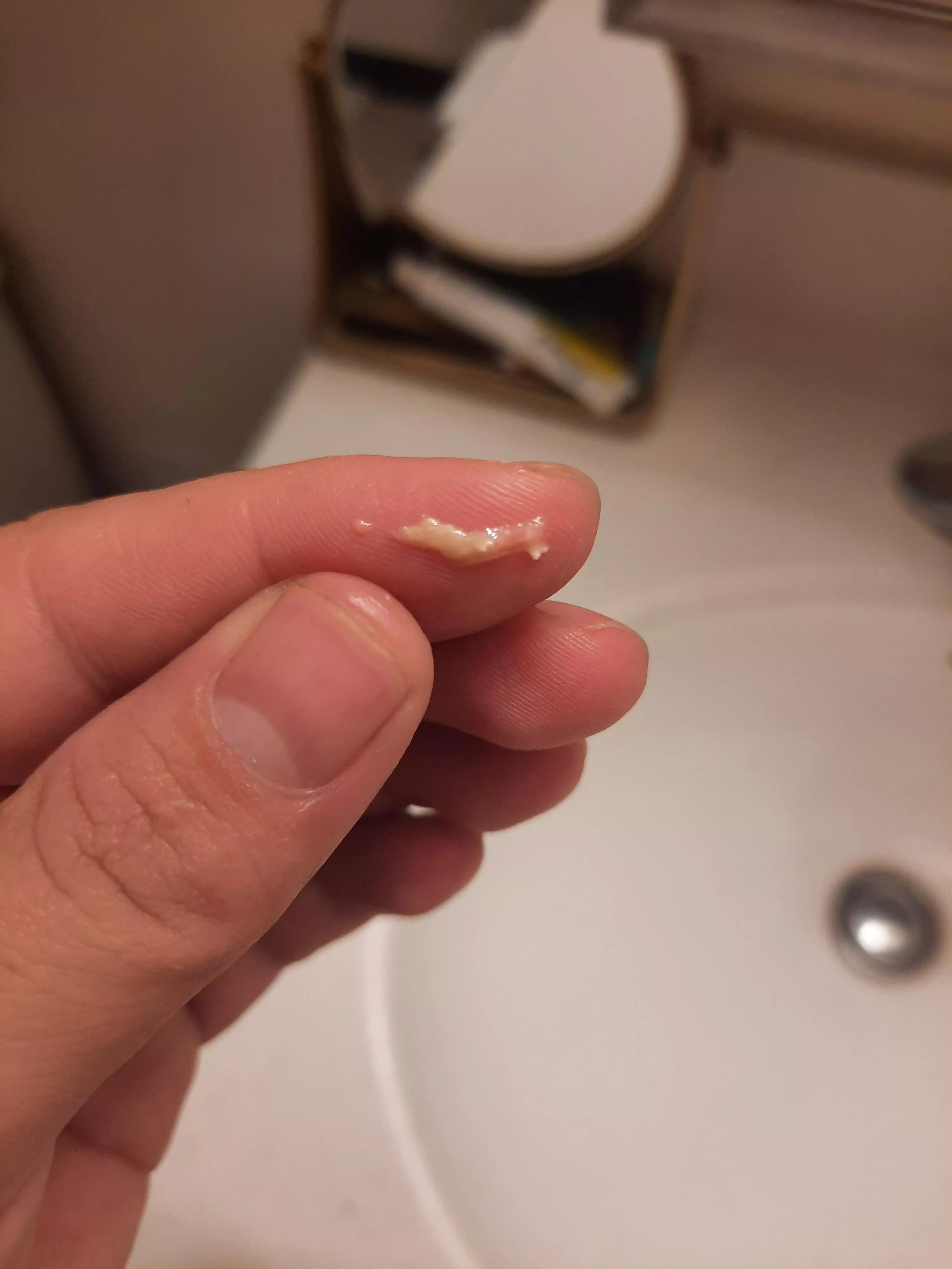 Aftermath of a boil I popped between my legs posted by Rosebudd100