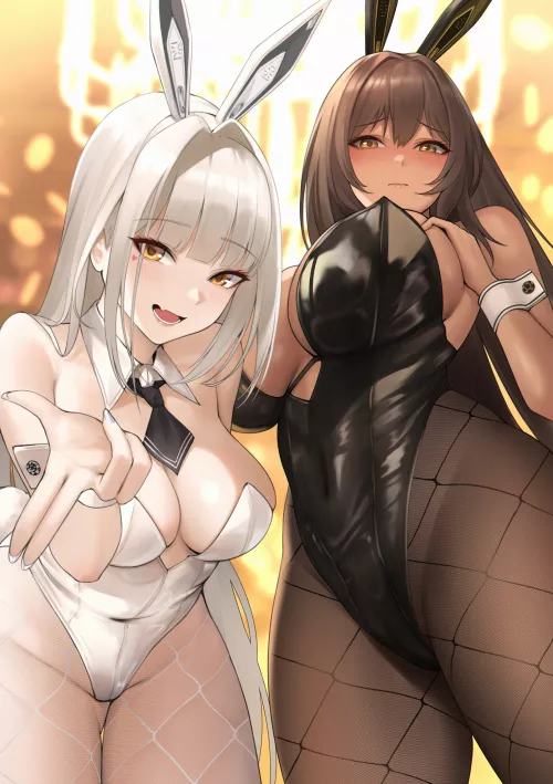 Bunny sisters [NIKKE] by 8ananaMilk